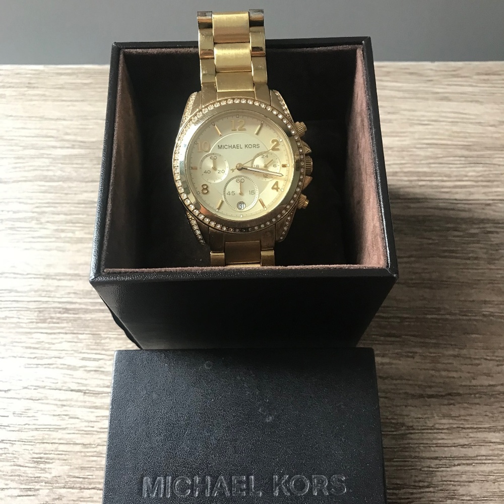 Michael Kors Womens Gold Watch